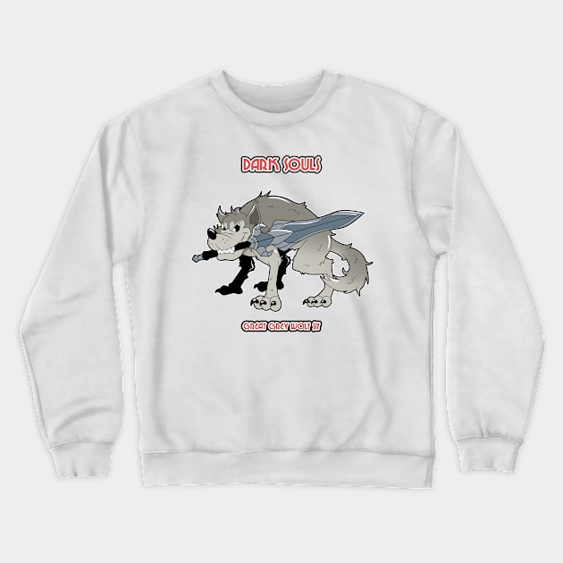 GREAT GREY WOLF SIF IN Crewneck Sweatshirt by Mustakro